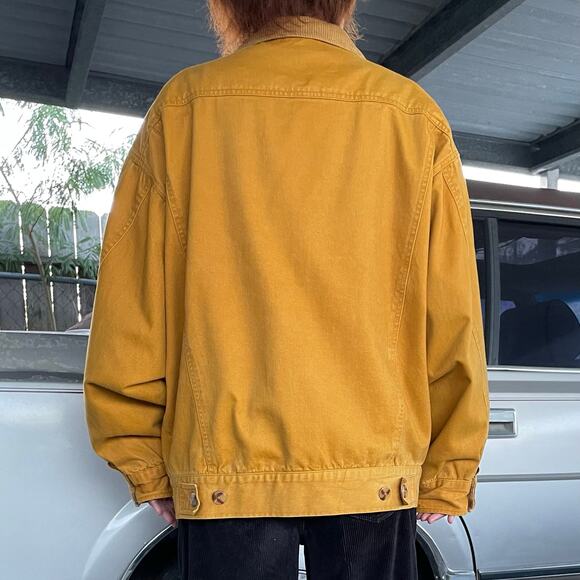 🔥Vintage Brandon Thomas Aztec Blanket Lined Chore Barn Field Trucker Jacket M - Picture 4 of 16